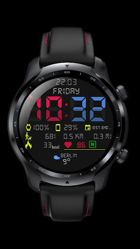 Android application Watch face CRC014 screenshort