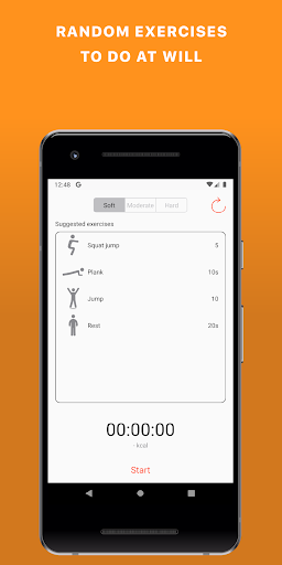 Android application TDiary - Training diary screenshort