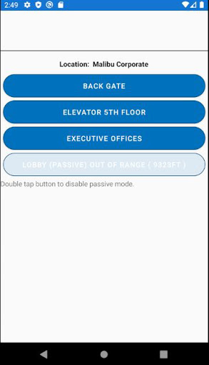 Malibu Access Control Mobile C Screen 3