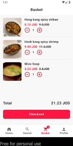 Okazaki Sushi Screen 2