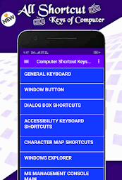 Computer Shortcut Keys Offline 2019 - All Computer