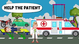 My Home City: Ambulance Doctor - Screenshot 1