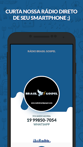 Android application Rádio Brasil Gospel screenshort