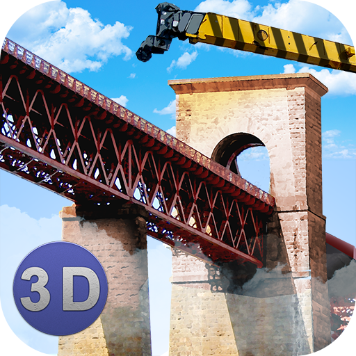 Bridge Construction Crane Sim  Icon