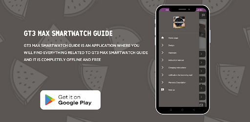 Android application GT3 Max Smartwatch Guide screenshort