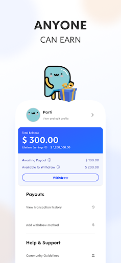 Screenshot of Partipost