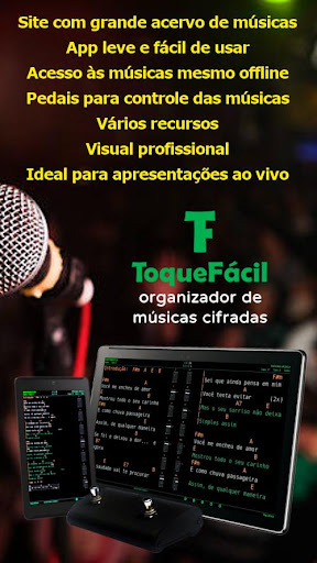 Android application ToqueFácil screenshort