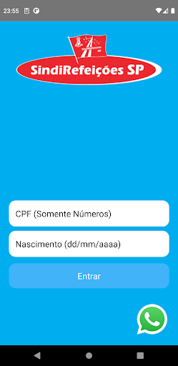 Android application Sindirefeições SP screenshort