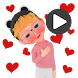 girly animated stickers WAStickerApps Gif