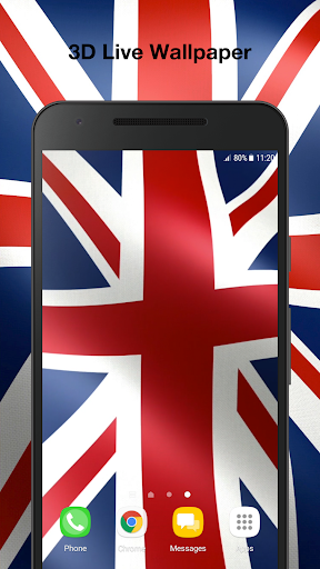 Android application British Flag Wallpaper Pro screenshort