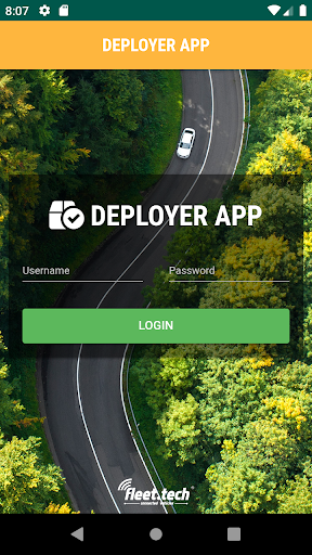 fleet.tech DEPLOYER Screen 2
