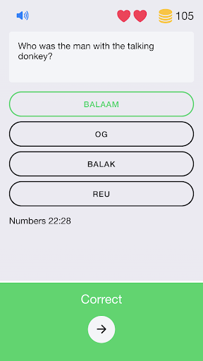 Android application Bible Games: Trivia Bible Quiz screenshort