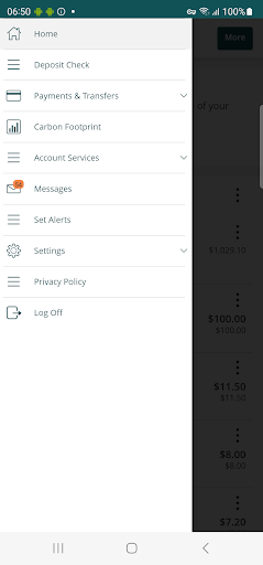 BankPurely Mobile Banking Screen 3