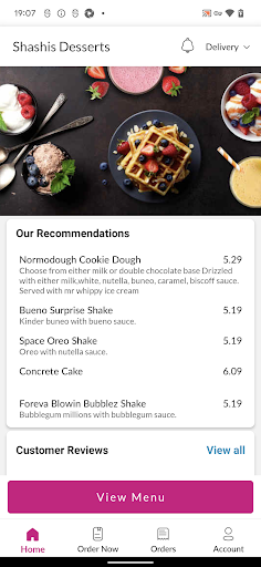 Shashis Desserts Screen 2