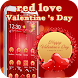 赤愛バレンタインをテーマと愛のペンダント赤壁紙やアイコンバレ - Androidアプリ