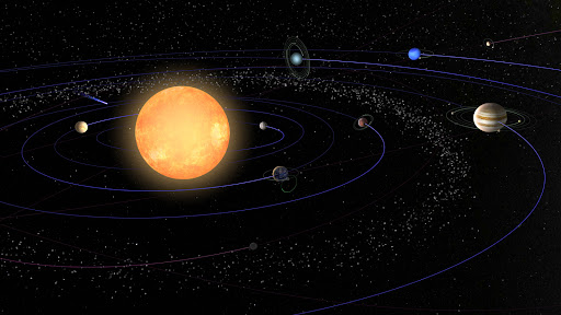 Android application Solar System - Semirealistic screenshort