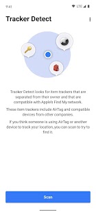 Tracker-Erkennung Screenshot