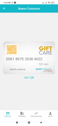 GiftCare Screen 3