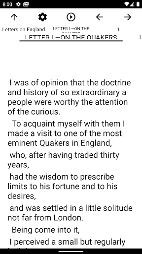 Book, Letters on England Screen 2