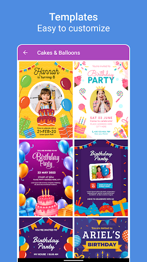 Birthday Greeting Cards Maker Screen 2