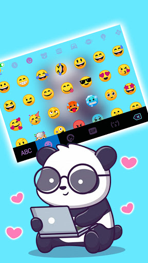Lovely Cute Panda Theme Screen 3