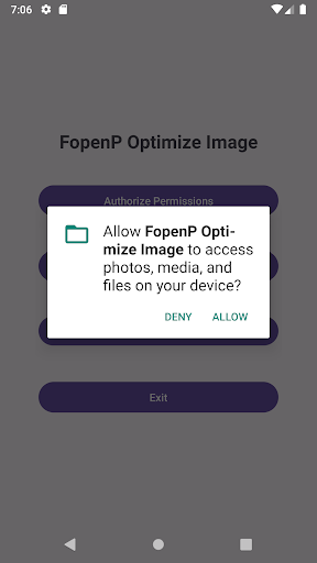 FopenP Optimize Image Screen 3