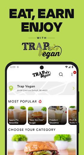 Android application Trap Vegan screenshort