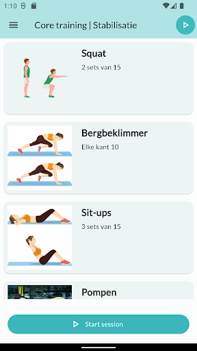 Kinext Patient App Screen 2