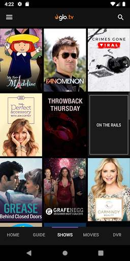 Screenshot of Glo Fiber TV