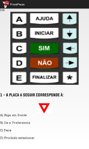 Simulado Prova Detran Screen 2