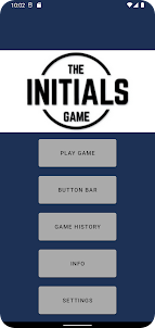 Initials Game Scoreboard