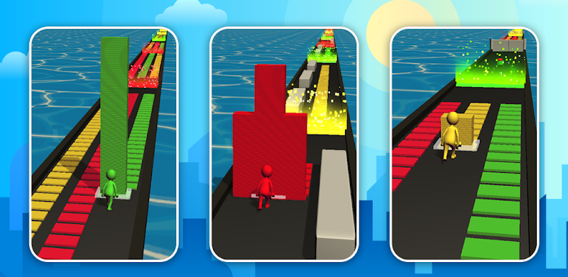 Color Surfers - Tower Stack color race 3D