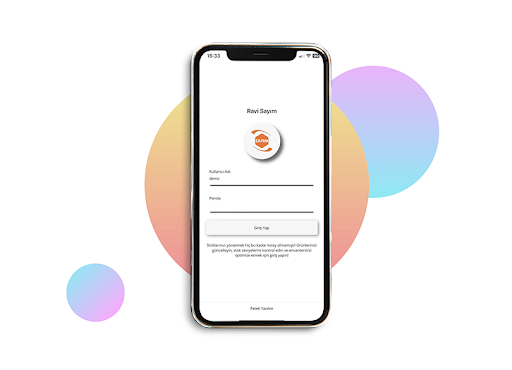 Android application Ravi Sayım screenshort