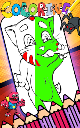 Game screenshot Talking Juan Scary coloring mod apk