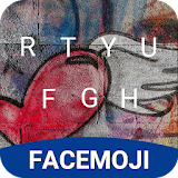 Art Heart Emoji Keyboard Theme for Facebook icon