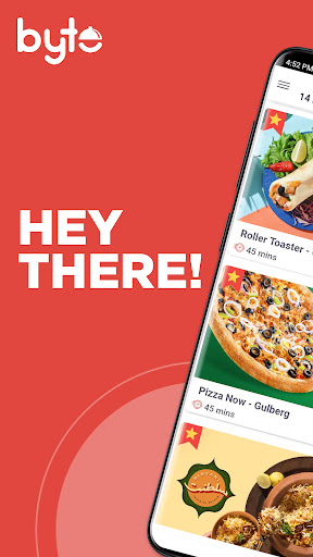 Android application Byte - Online Food Delivery screenshort