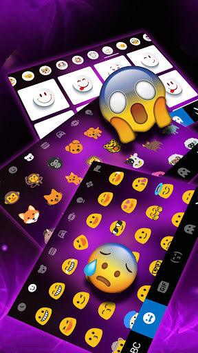 Purple Wolf Guardian Keyboard Screen 3
