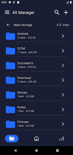 Alt File Manager Screen 2