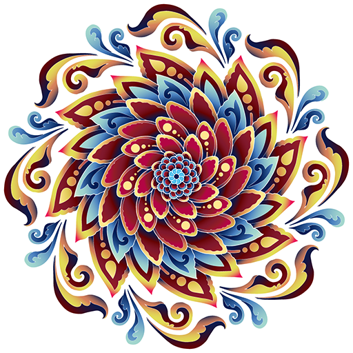 Mandala Coloring Book Game logo