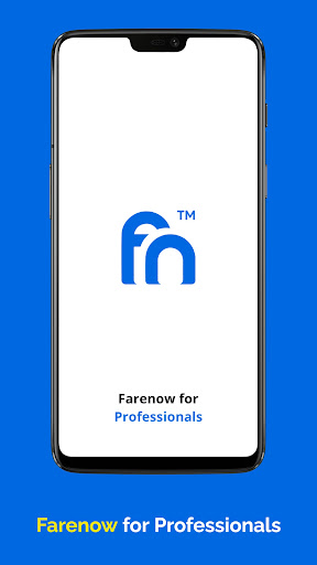 Android application Farenow for Professionals screenshort