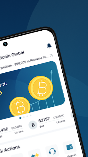 Bitcoin Global: P2P platform Screen 2