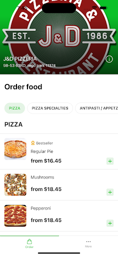 JD PIZZA Screen 2