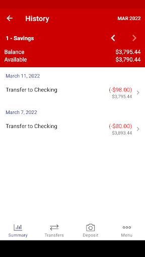 Loudoun Credit Union Screen 3