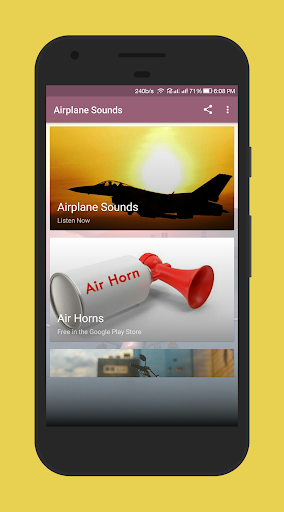 Android application Air Horn Sound screenshort