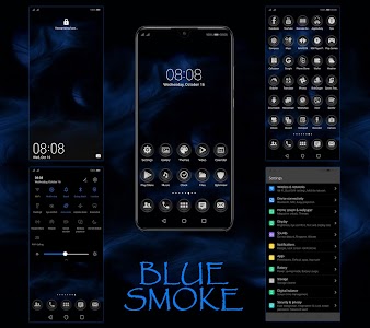 [EMUI 9.1]Blue Smoke Theme Unknown