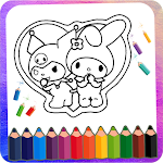 Cover Image of डाउनलोड Cute Cinnamoroll Coloring Book  APK