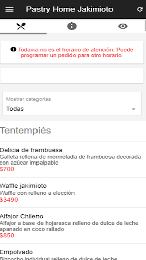 Android application Pastry Home Jakimioto screenshort