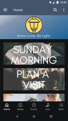 Android application Campbell Street Church screenshort