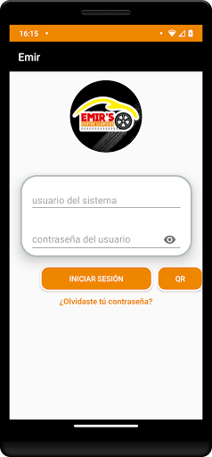 Android application Emir Centro Llantero Admin screenshort