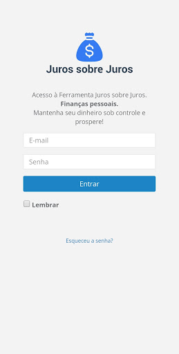 Android application Juros sobre Juros - Finanças P screenshort